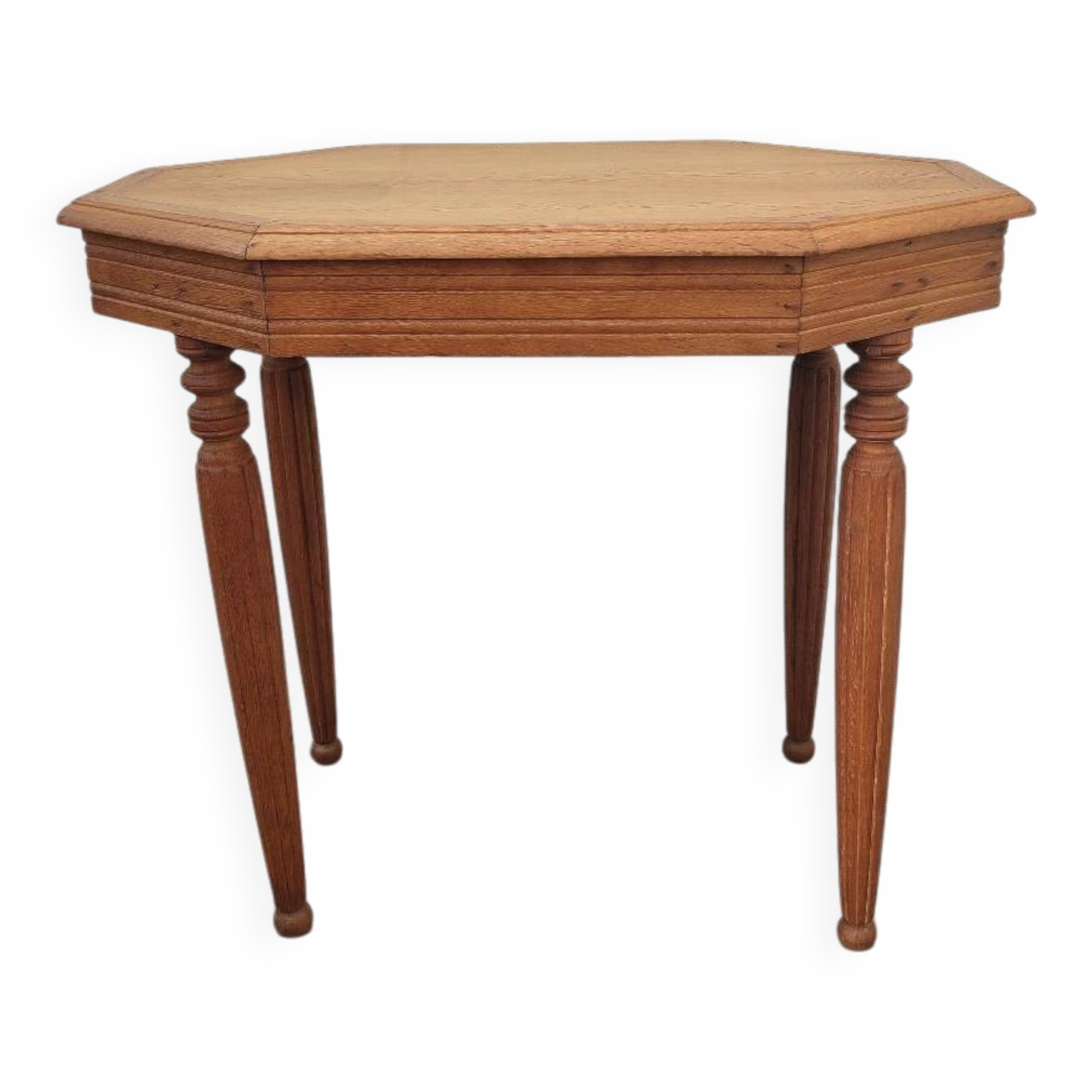 1940 oak dining table and decor