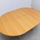 Round extendable dining table in oak by Van Den Berghe-Pauvers, 1970s