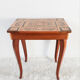 Music box table, jewelry box, inlaid wood, side table, bedside, vintage (2)