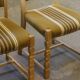 Brutalist Danish Modern Oak Dining Chairs in the style of Henning Kjærnulf