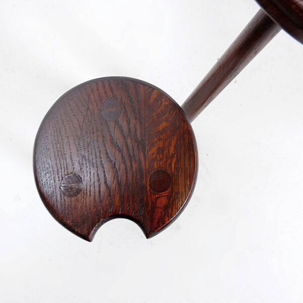 Ensemble de 2 tables tripodes brutalistes