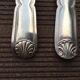 Set de 12 cuillères 12 fourchettes metal argente bouillet bourdelle poicon bb coquille