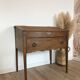 Vintage solid pine desk / writing desk