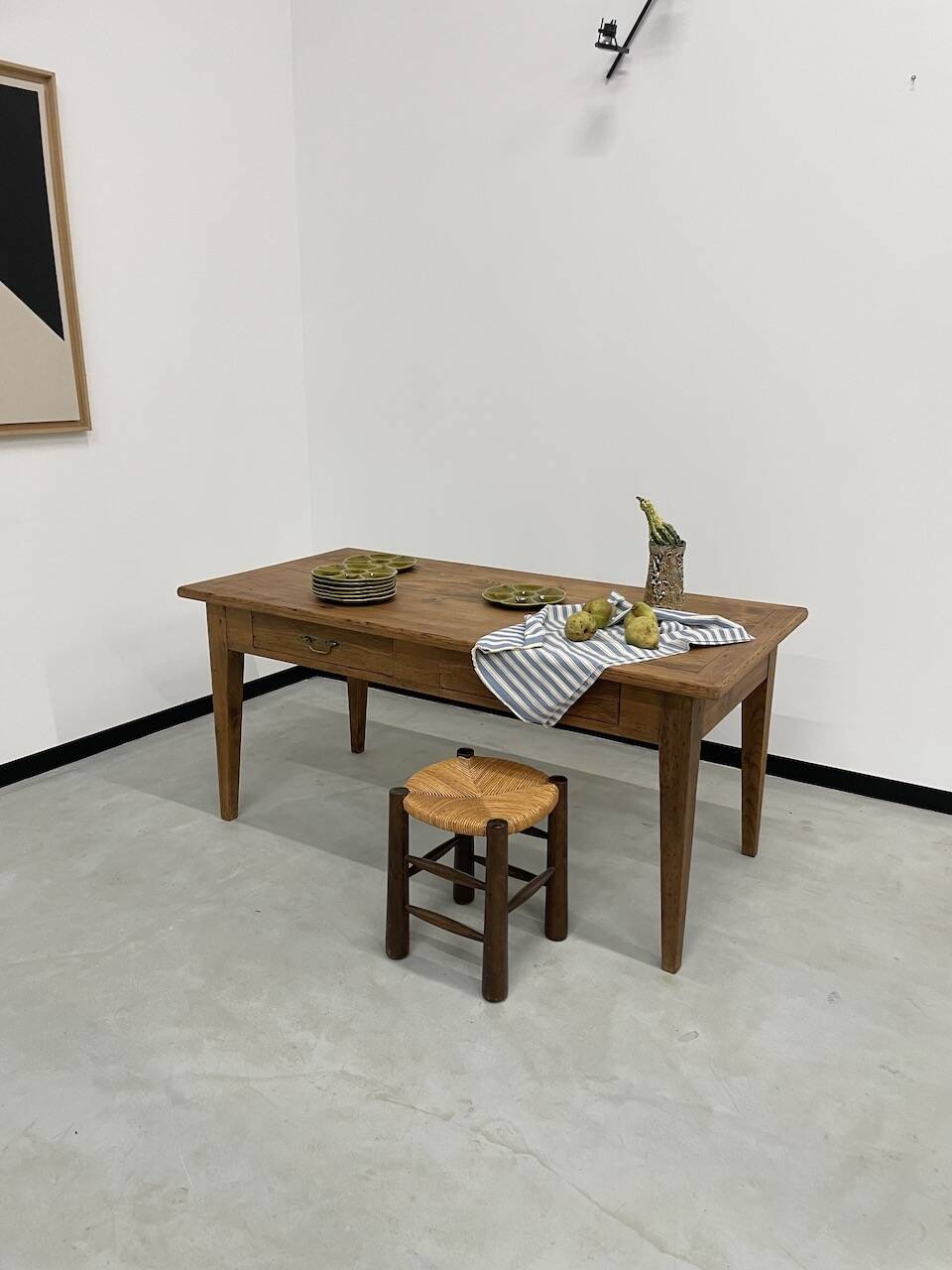 Pine farm table 165 cm
