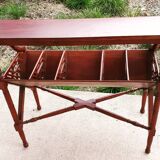 Console mahogany library early 20th century