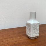 Brutalist porcelain vase from mid-century Wunsiedel Bavaria Porcelain, 1960s.