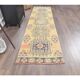 Turkish Oushak Orange Wool Rug 90x342