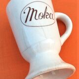Suite suite of 6 mazagrans in Moka ceramic