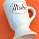 Suite suite of 6 mazagrans in Moka ceramic