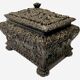 Coffre colonial en bois d'ébène