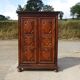 Antique Louis XIII wardrobe in solid walnut