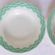 2 Digoin Sarreguemines Lola pattern soup plates 220636
