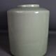 Pot or vase in cracked porcelain celadon Japan vintage 50/60s.