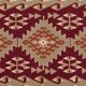 Vintage Turkish kilim, handwoven, 122x225 cm.