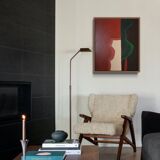 Contemporary abstract terra-cotta “sinuosity”