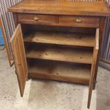 Vintage old Parisian low sideboard