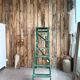 Escabeau vintage patine verte