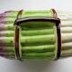 Plat à asperges en barbotine