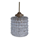 semi-crystal suspension with diamond motif design from the 1960s