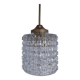 semi-crystal suspension with diamond motif design from the 1960s