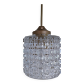 semi-crystal suspension with diamond motif design from the 1960s