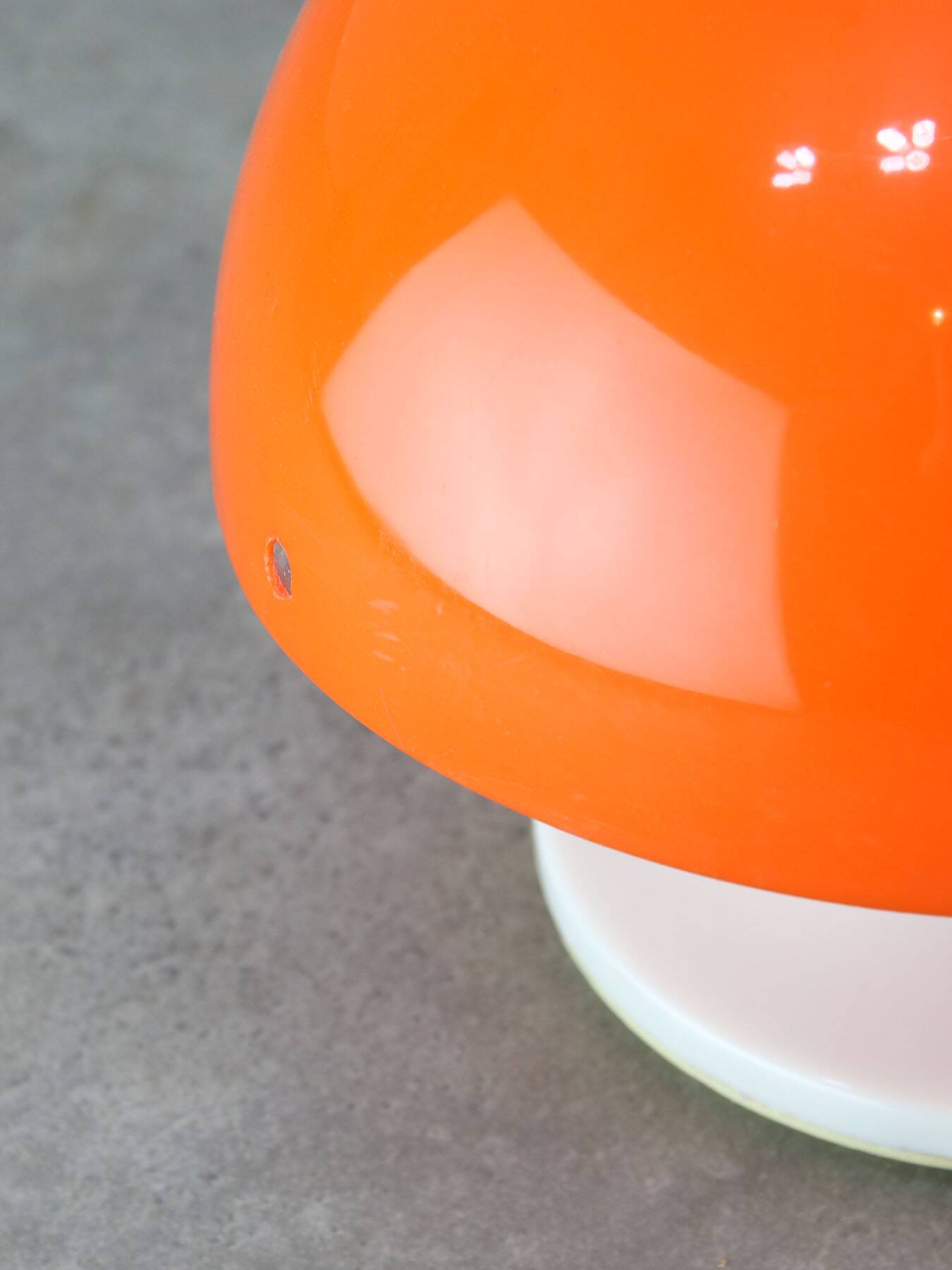Space Age "Nule" Mushroom Table Lamp by Luigi Massoni for Guzzini, 1970s