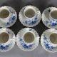 6 Haviland Limoges porcelain coffee cups and saucers C640