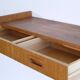 Etagere vintage scandinave en teck et metal 1960