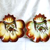Quimper oyster plates, seafood plates, wall plate