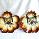 Quimper oyster plates, seafood plates, wall plate