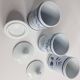 Set of three longchamp earthenware pharmacy jars
