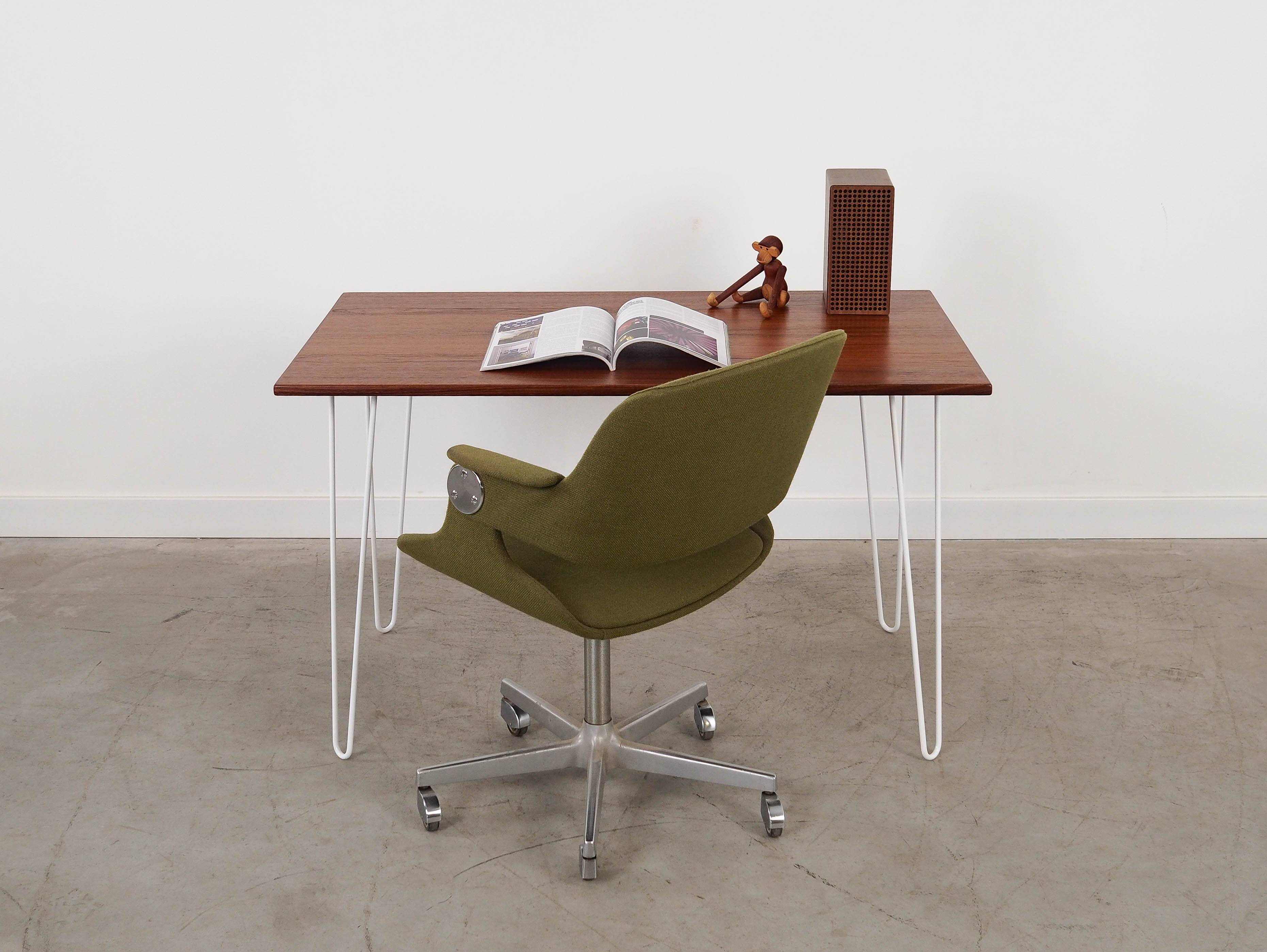 Teak desk, Danish design, 1970s, made in Denmark