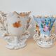 Ensemble de 3 petits vases cornets vases de marié