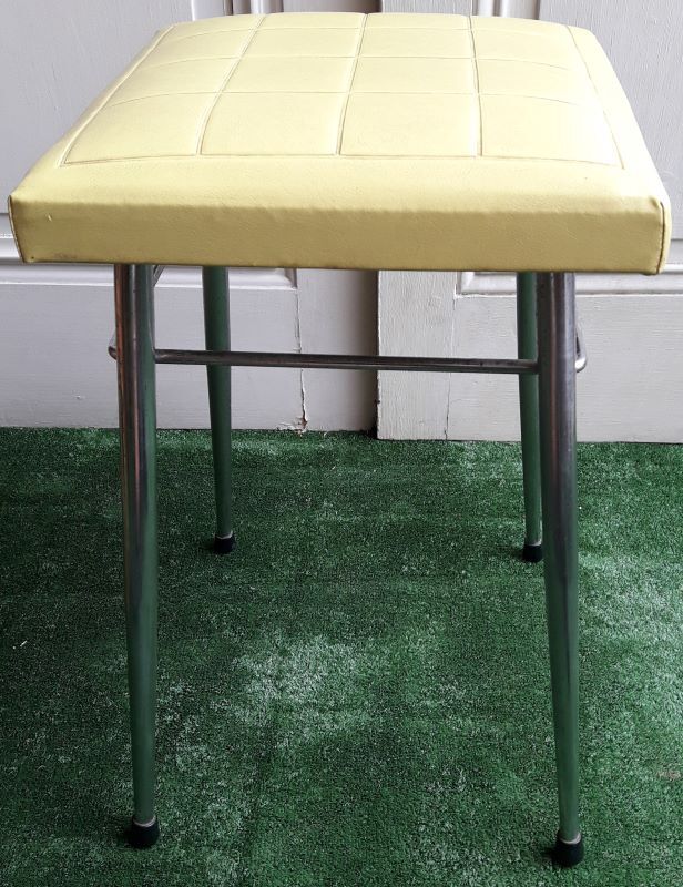 Vintage 1970 skai yellow and stainless BRABANTIA