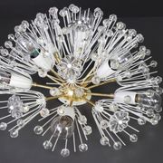 Brass Starburst chandelier by Emil Stejnar, Austria, 1960s