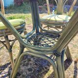 Rattan table and chairs
