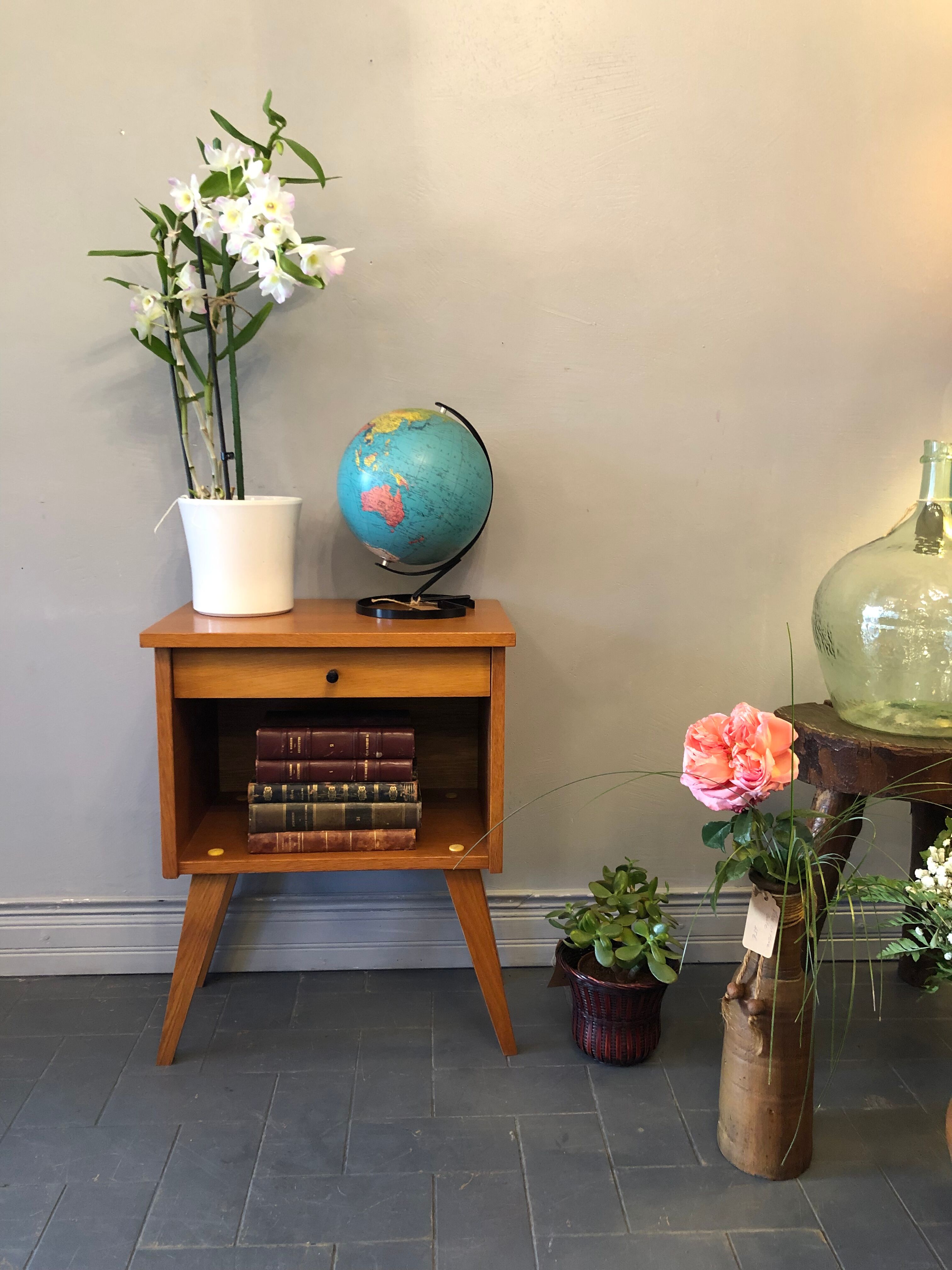 Vintage bedside table