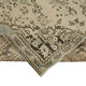 Hand-knotted persian vintage 1970s 246 cm x 346 cm beige wool carpet