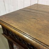 Late 19th century Gothic style oak desk