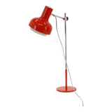 1960s Josef Hurka Red Desk Lamp, Czechoslovakia