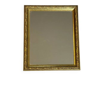Vintage gold wooden mirror