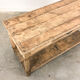 Antique bleeched oak drapers table 19th century