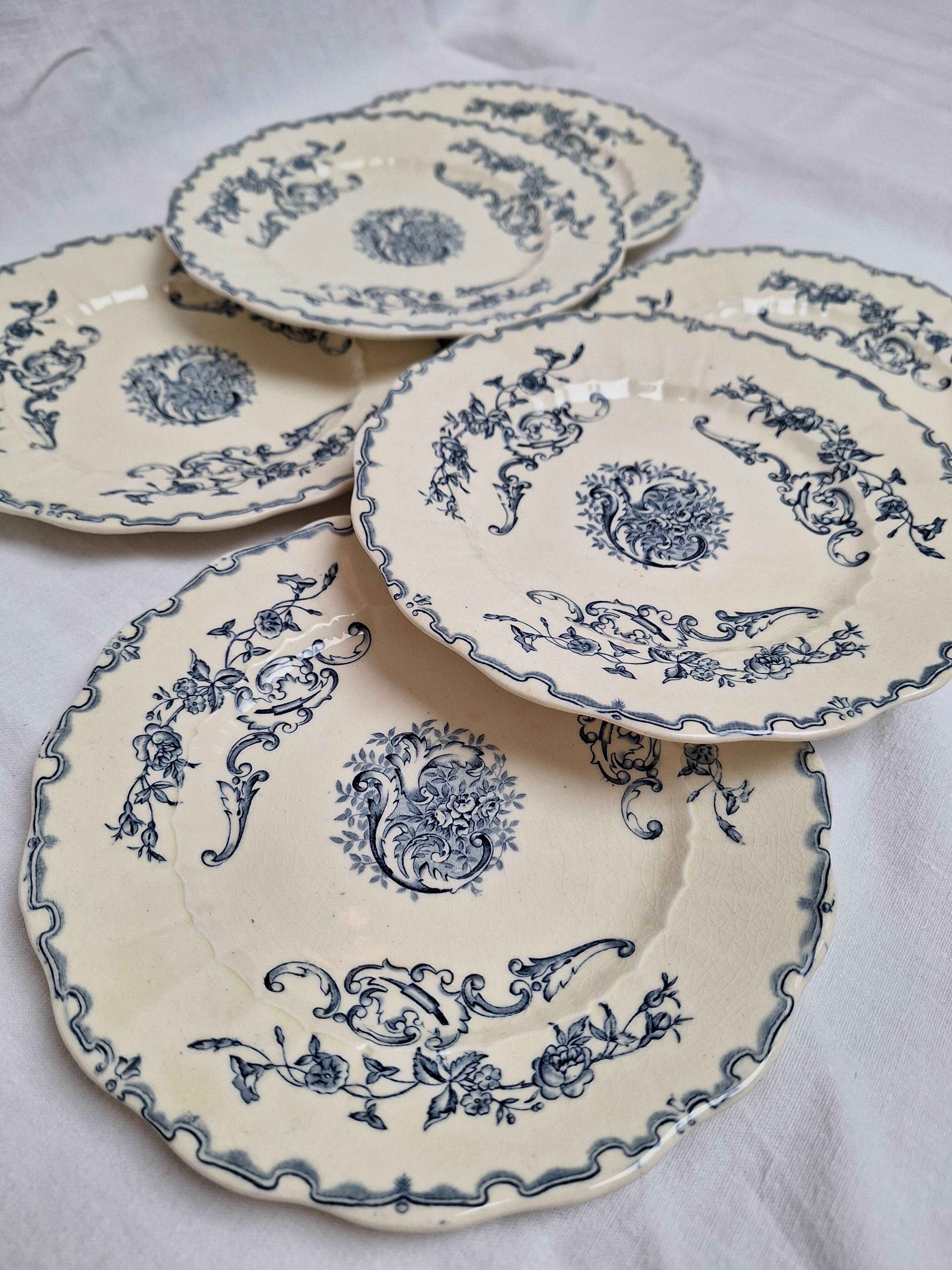 Dessert plates H.C. Moscow vintage