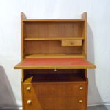 Secretary in light wood of the 1960s