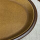 Oval dish in glazed stoneware