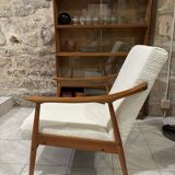 60s armchair reupholstered in loop