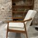 60s armchair reupholstered in loop