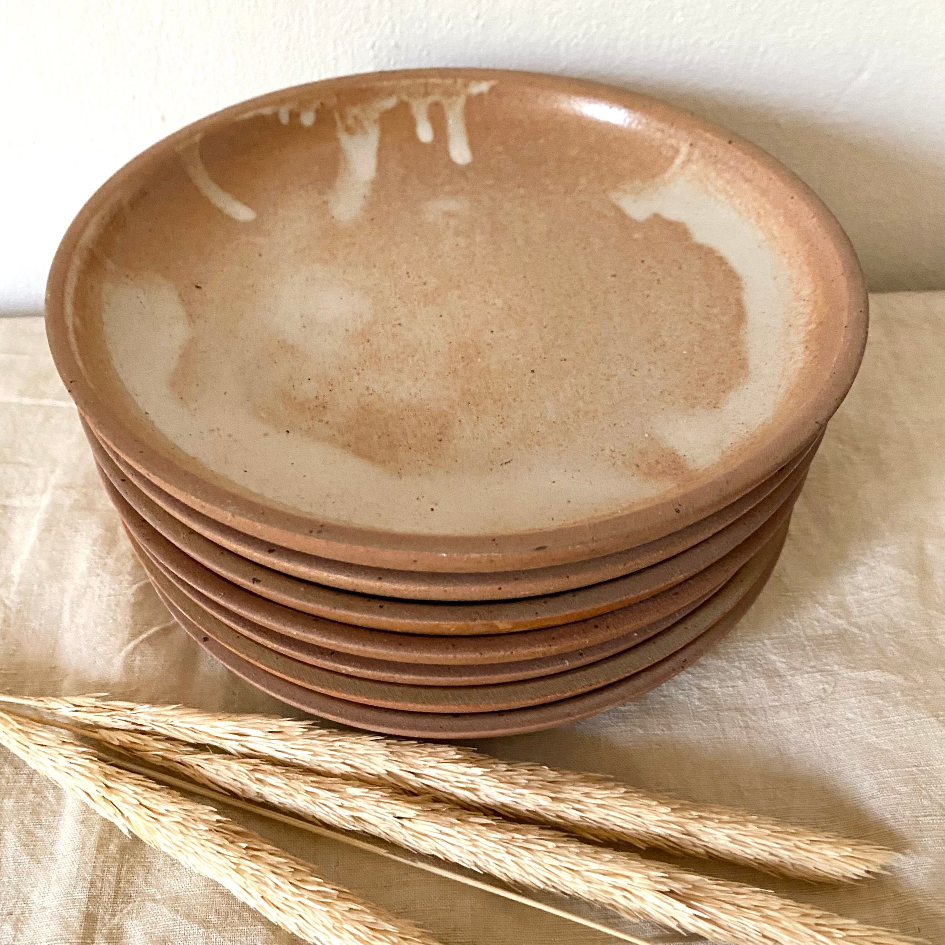 Vintage stoneware plates