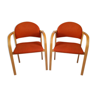Paire de fauteuils Ikea en bois