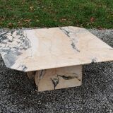 70s design marble coffee table